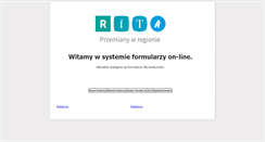 Desktop Screenshot of formularze.rita.edudemo.org.pl